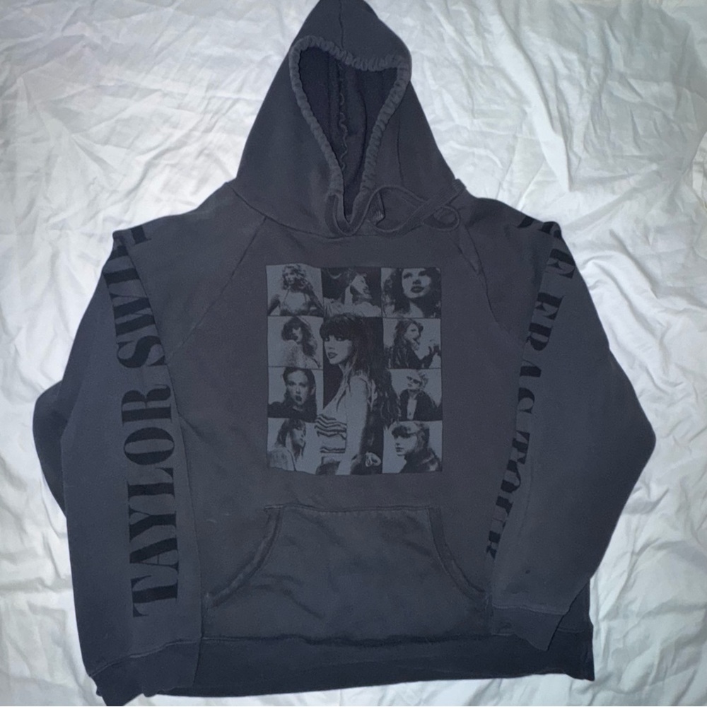 Taylor Swift Eras Tour Gray Hoodie